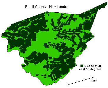 Hilly Land in Bullitt County