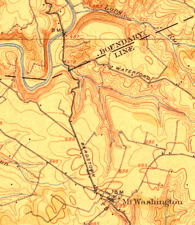 Bullitt County History - Mt. Washington and the Bardstown Road - 1907