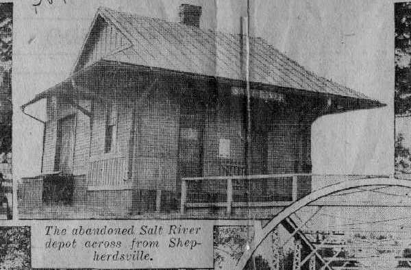 railroad depot in Shepherdsville