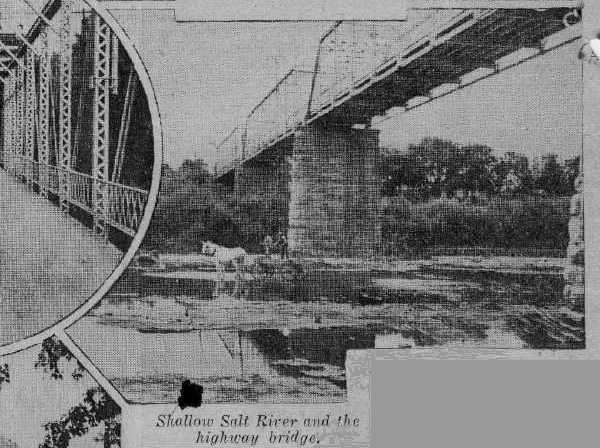Salt River beneath bridge