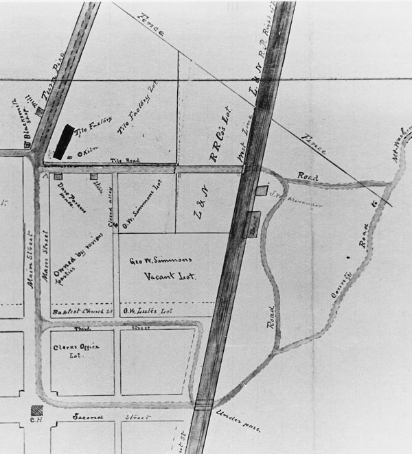 Early Shepherdsville Map
