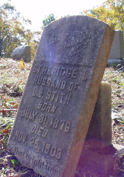 Ethridge L. Stith Tombstone